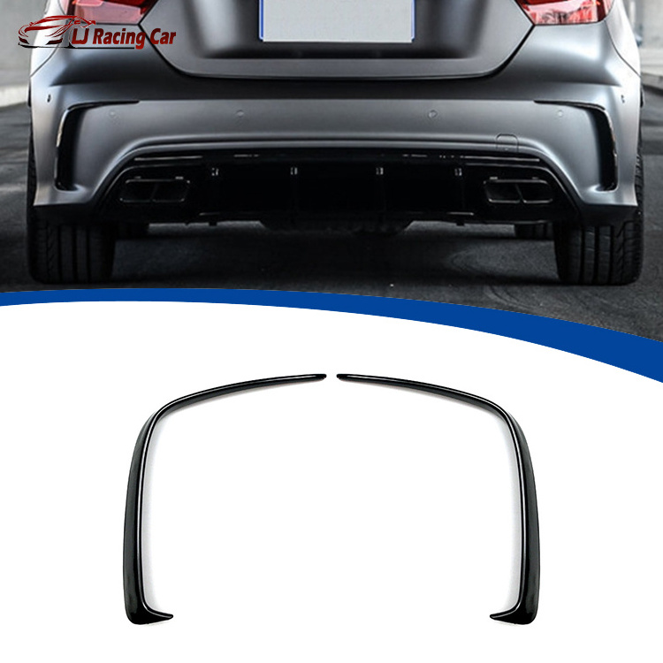 Rear Bumper The Air Outlet Tail Wind Knife Tuning Exterior AMG Style Car Sticker For Mercedes-Benz A Class W176 A200 A250