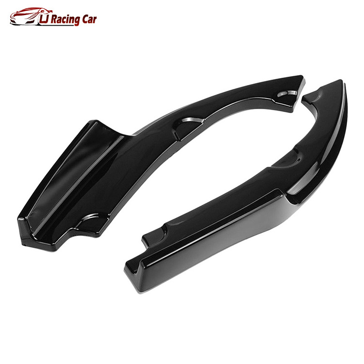 Car Rear Wrap Angle Diffuser Splitter Car Front Lip Splitter Front Bumper Apron Lip For Honda Civic 10th Gen 2016-2020