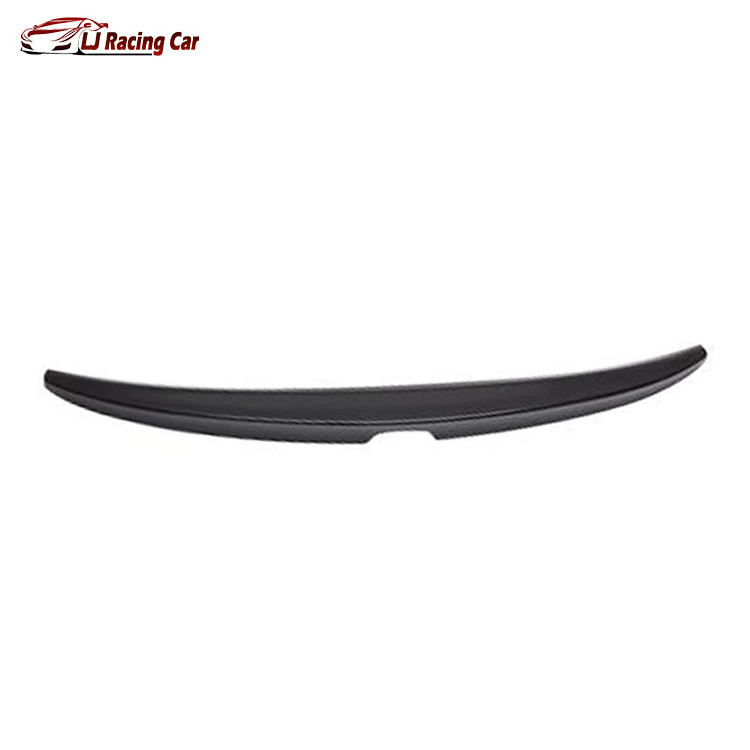 Car Accessories Black/Carbon Fiber Look Rear Tail Trunk Boot Car Spoiler Top Wing  Cover For Honda Accord 2008-2013