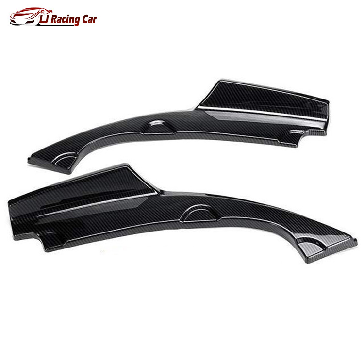 Car Rear Wrap Angle Diffuser Splitter Car Front Lip Splitter Front Bumper Apron Lip For Honda Civic 10th Gen 2016-2020