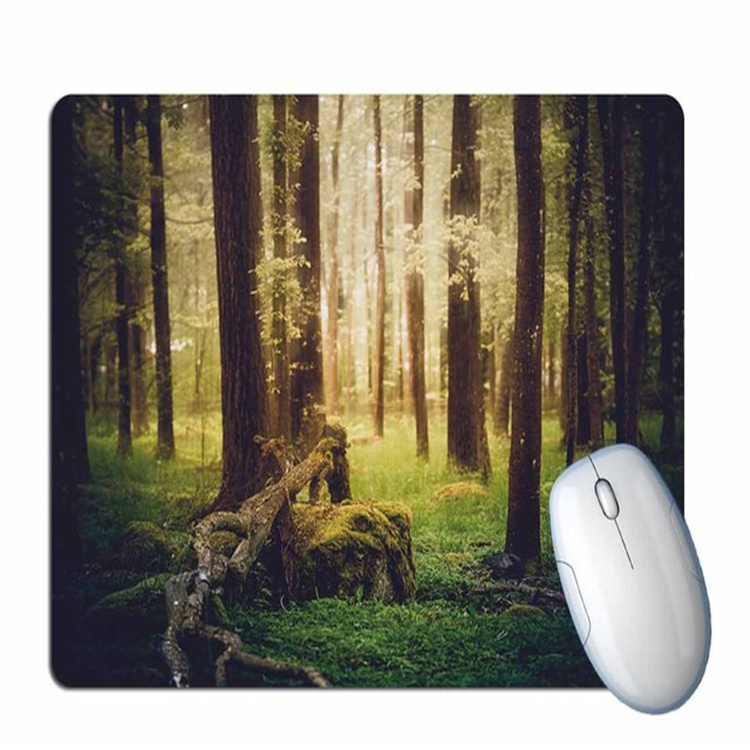 Forest Lake Scenery Non-Slip Mouse Mat Student Computer Keyboard Protection Mouse Pad