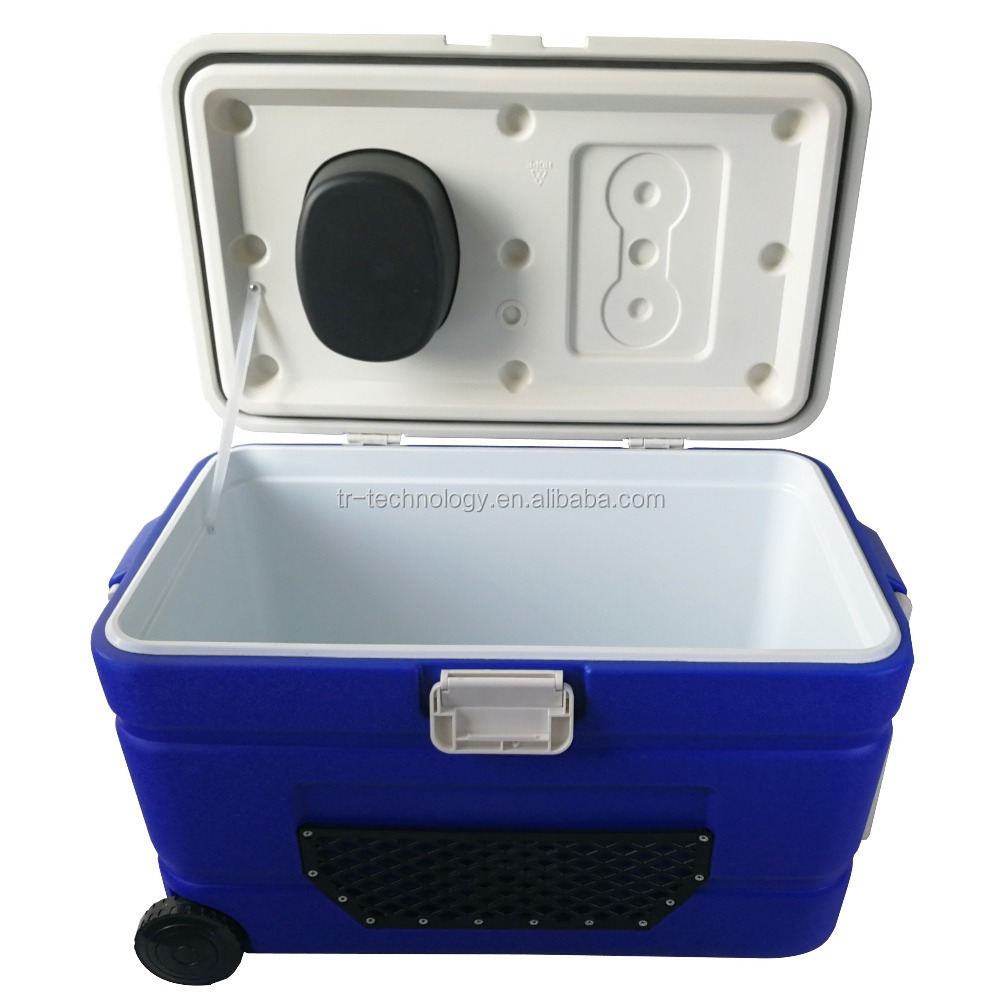 TR-Food Grade New design music ice Cooler Box Portable ice chest with bluetooth speaker,refrigeration equipment speaker cooler