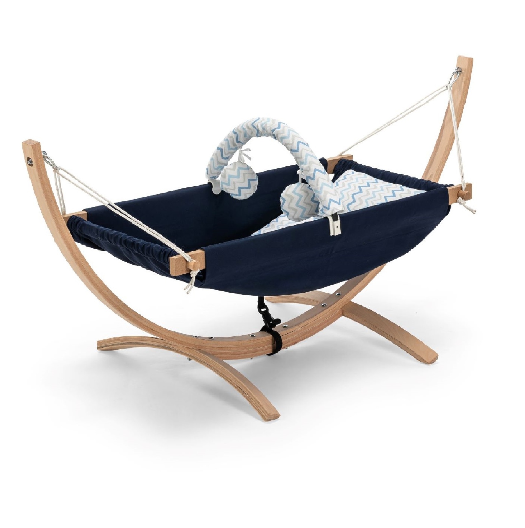 Baby Hammock Swing Chair Indoor Natural Wood Portable Hammock Fabric Swing Baby Care Rocking Chair and Swing