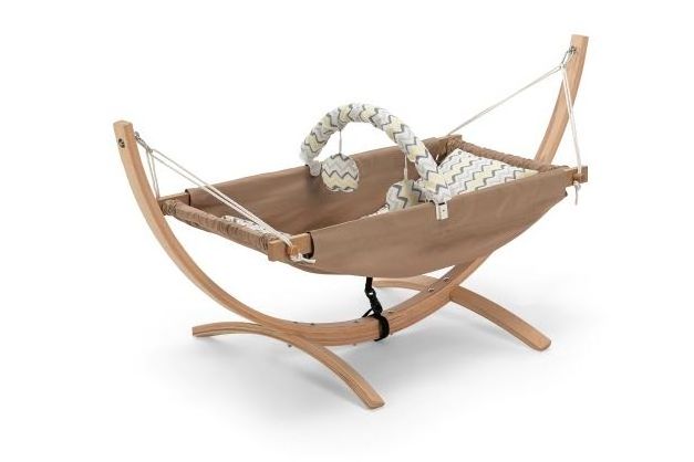 Baby Hammock Swing Chair Indoor Natural Wood Portable Hammock Fabric Swing Baby Care Rocking Chair and Swing