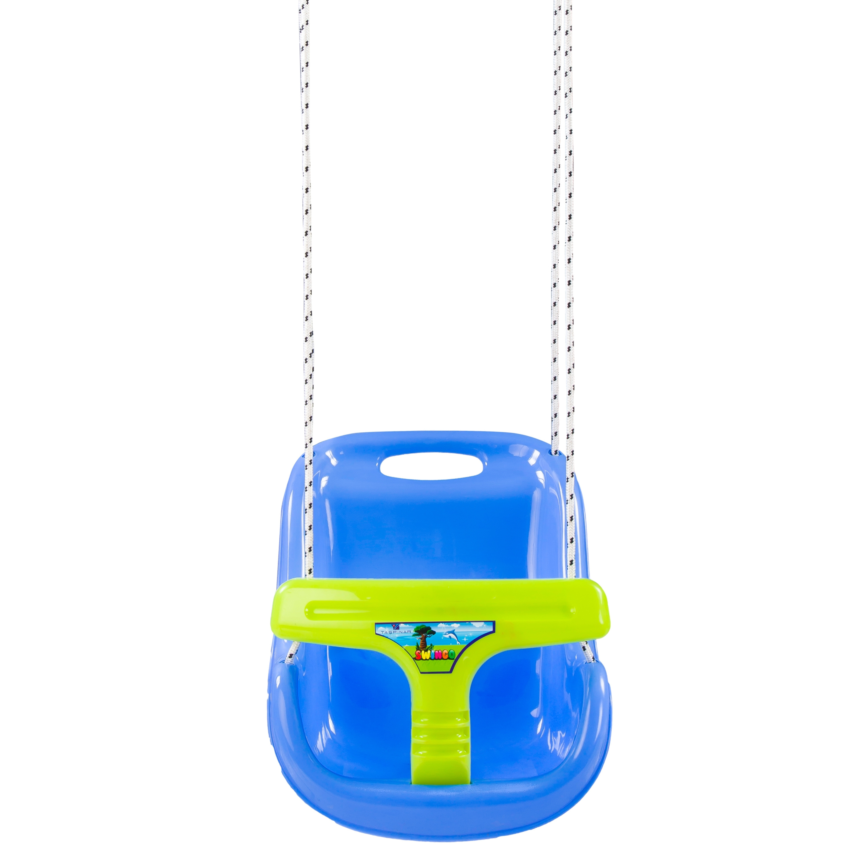 Plastic Baby Swing Long Rope Swing With Steel Clamp Safety Belt Wholesale Simple Fun Toys Outdoor Indoor Plastic Baby Kids Toy