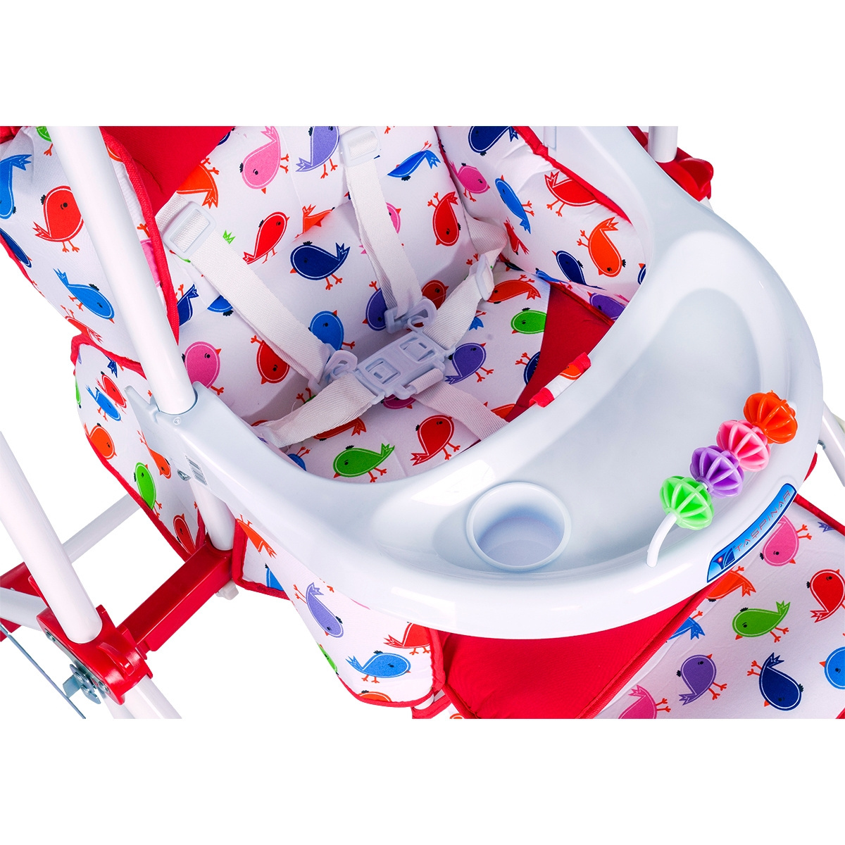 Baby Swing Kids High Chair Feeding Eating Wholesale Multi-functional Baby 3 in 1 Esay Foldable 3 level Soft Seat Removable Tray