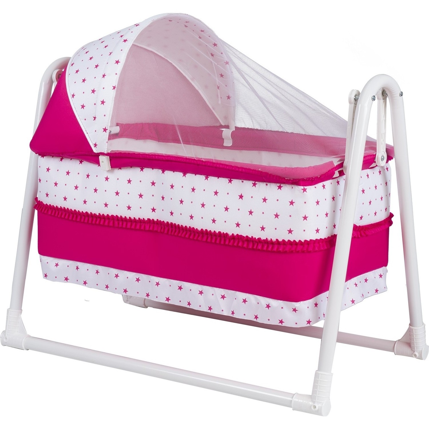 Baby Crib Swing Trend Newborn Cradle Bed Sleeping Portable Rocking Bassinet Kids Bed Cheap Price Wholesale Soft Sponge New Cribs