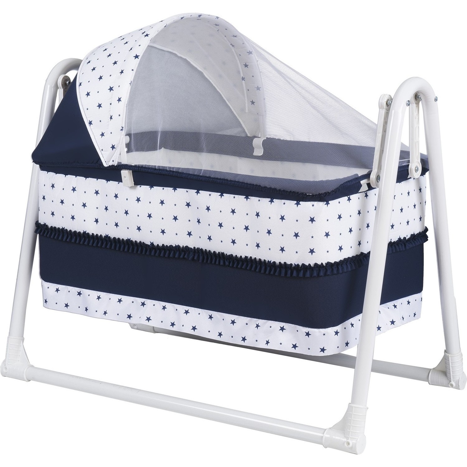 Baby Crib Swing Trend Newborn Cradle Bed Sleeping Portable Rocking Bassinet Kids Bed Cheap Price Wholesale Soft Sponge New Cribs