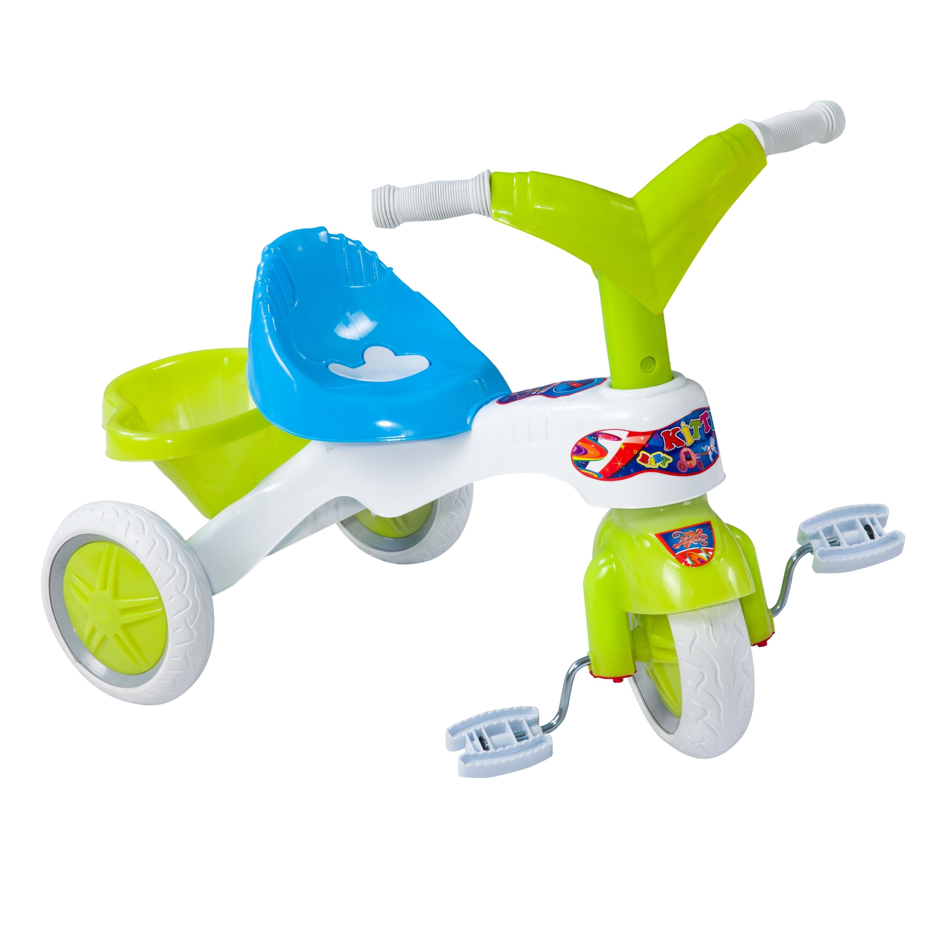 New Plastic Tricycle for Kids Baby  2-5 Years  Child Tricycle Kids Bike Soft Wheels Child Tricycle Slient Wheel Funny Time Toys