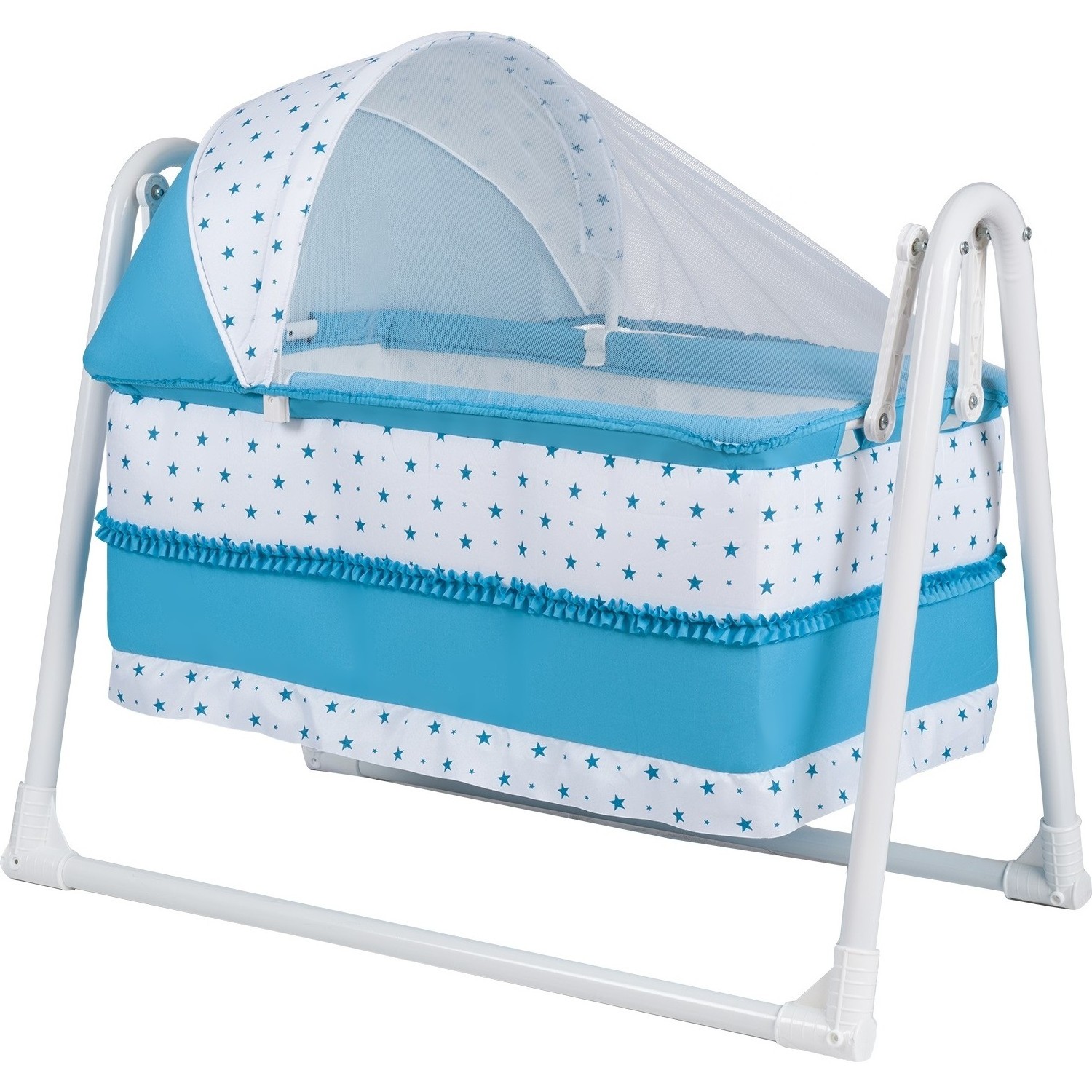 Baby Crib Swing Trend Newborn Cradle Bed Sleeping Portable Rocking Bassinet Kids Bed Cheap Price Wholesale Soft Sponge New Cribs