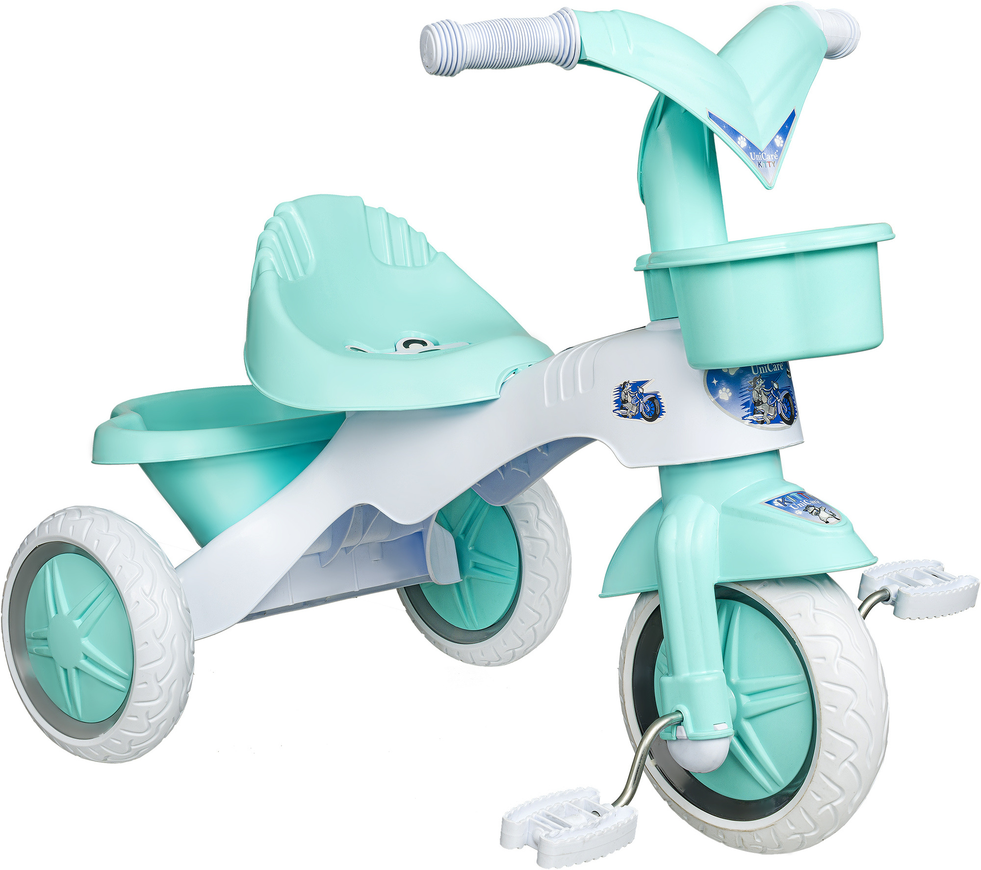 New Plastic Tricycle for Kids Baby  2-5 Years  Child Tricycle Kids Bike Soft Wheels Child Tricycle Slient Wheel Funny Time Toys