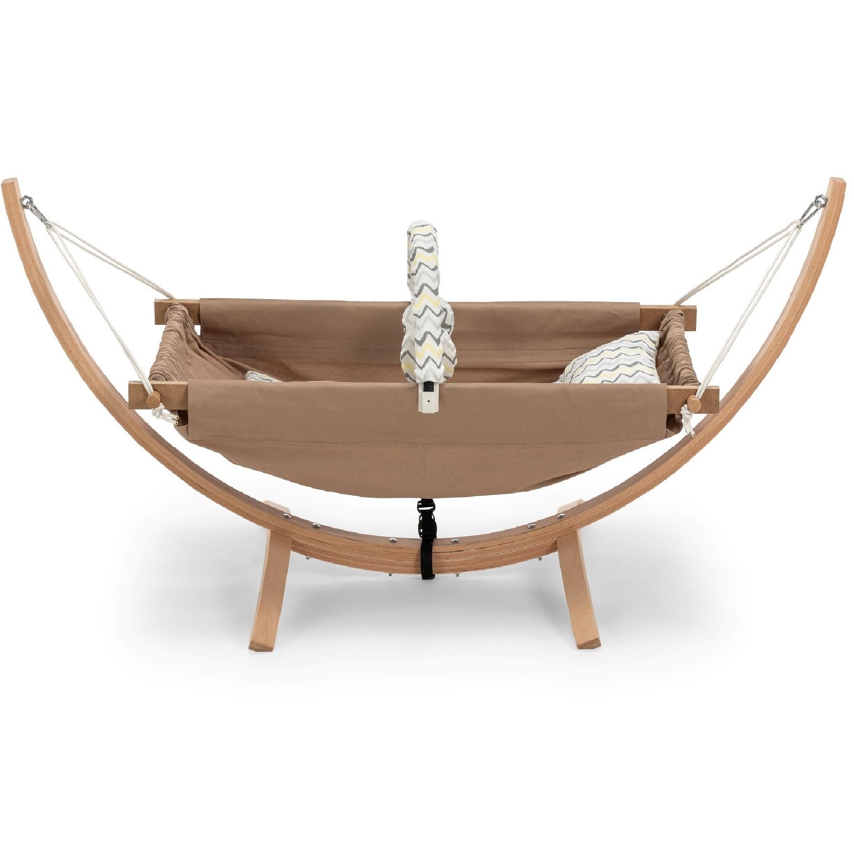 Wood Portable Hammock Fabric Swing Baby Care Rocking Chair and Swing Baby Hammock Swing Chair Indoor Natura OEM Logo Living