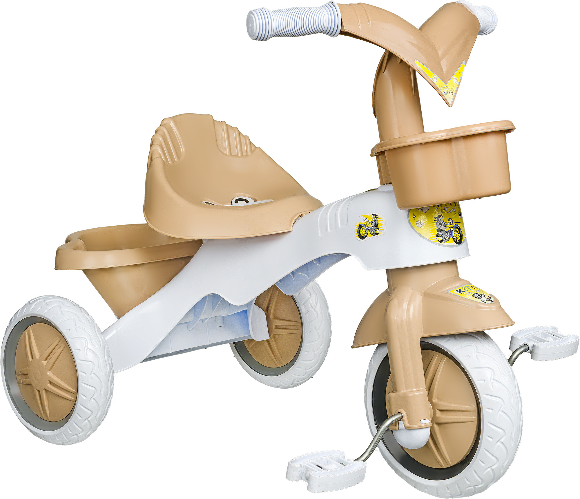 New Plastic Tricycle for Kids Baby  2-5 Years  Child Tricycle Kids Bike Soft Wheels Child Tricycle Slient Wheel Funny Time Toys