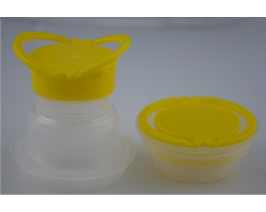 42mm Two Parts Snap-On Tear-Off Seal Spout Cap For Tin Containers