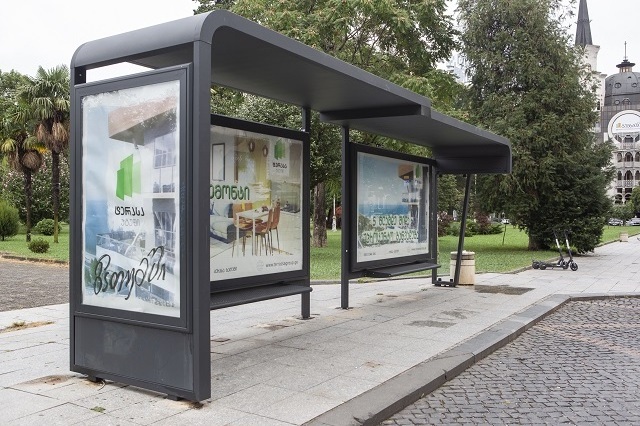 Bus Shelter ,New Aluminium Bus Shelter , Advertising Lightbox MUPI