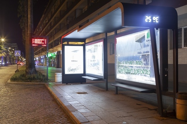 Bus Shelter ,New Aluminium Bus Shelter , Advertising Lightbox MUPI