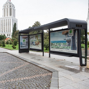 Bus Shelter ,New Aluminium Bus Shelter , Advertising Lightbox MUPI