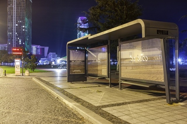 Bus Shelter ,New Aluminium Bus Shelter , Advertising Lightbox MUPI