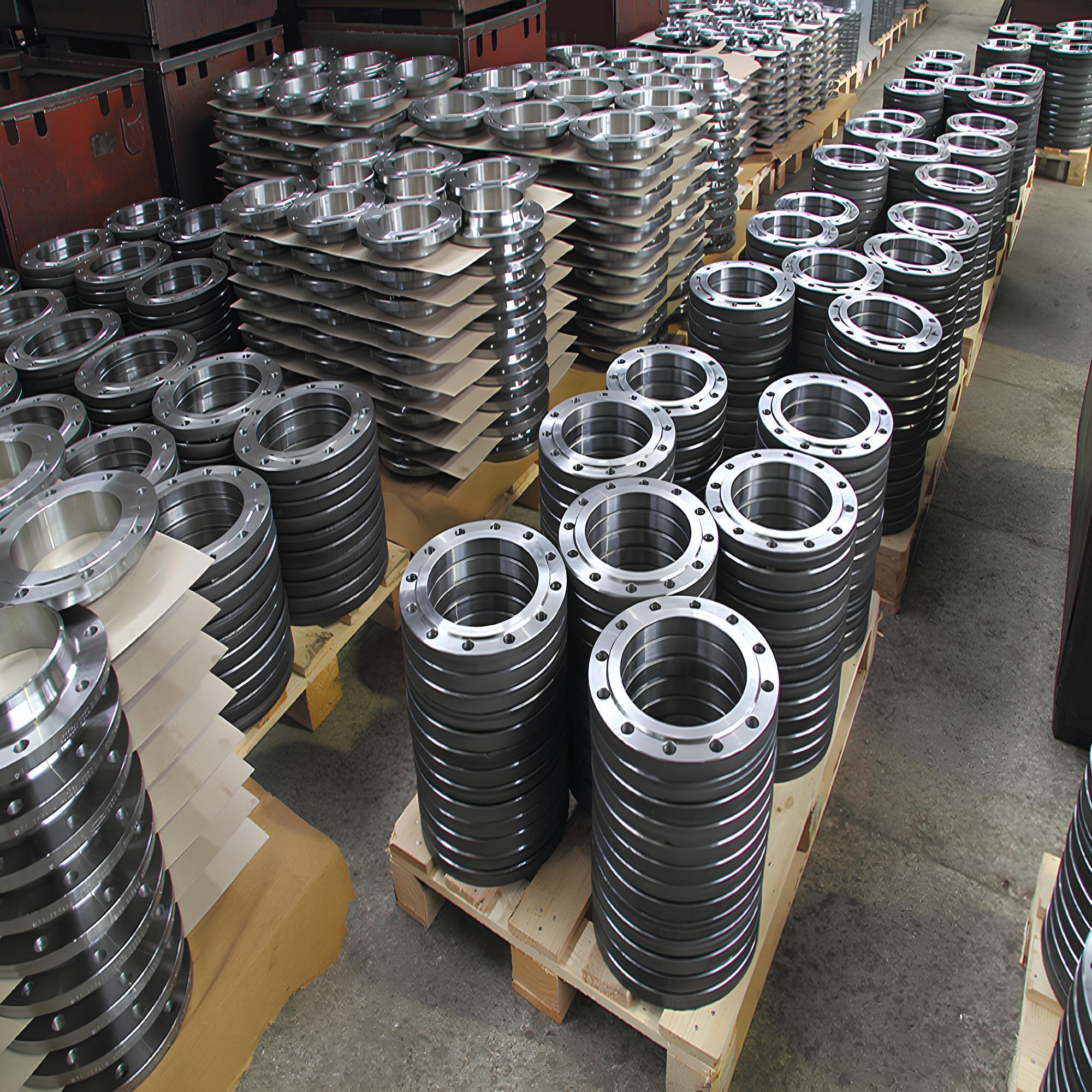 Carbon Steel Stainless Steel Plate Welded Flange PN16 PN25 PN40 150LB 300LB S235JR SS304 SS316