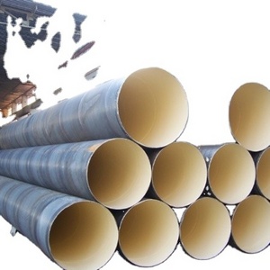 Carbon Steel Welded Pipe SCH20 SCH40 SCH80 ST37  ST37-2 TS EN 10217-1 spiral wound pipe Polyethylene Coating spiral SAWH S235JR