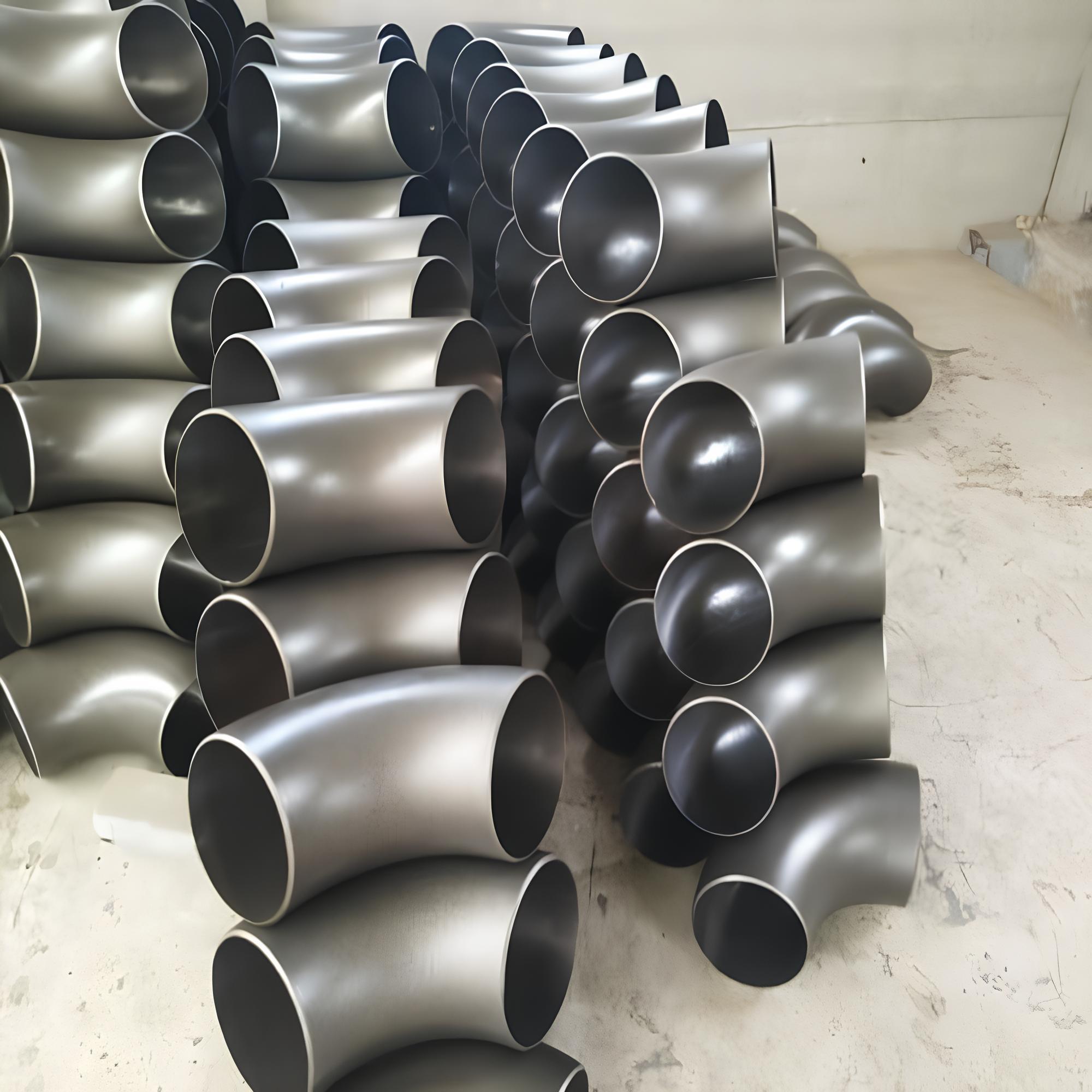 Elbow 90 Degree Carbon Steel Pipe Fitting ASME B16.9 ASTM A234 Q235 Seamless Elbow SCH 40 STD Butt Welded