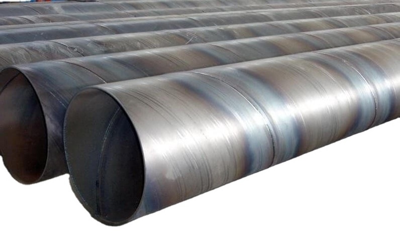 Carbon Steel Welded Pipe SCH20 SCH40 SCH80 ST37  ST37-2 TS EN 10217-1 spiral wound pipe Polyethylene Coating spiral SAWH S235JR