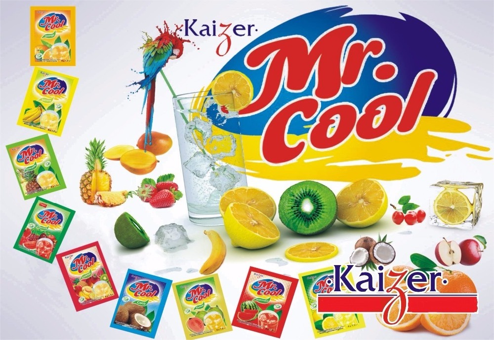 POWDER JUICE MR COOL INSTANT FRUIT SACHET BOX  FLAVOURED FROM TURKEY