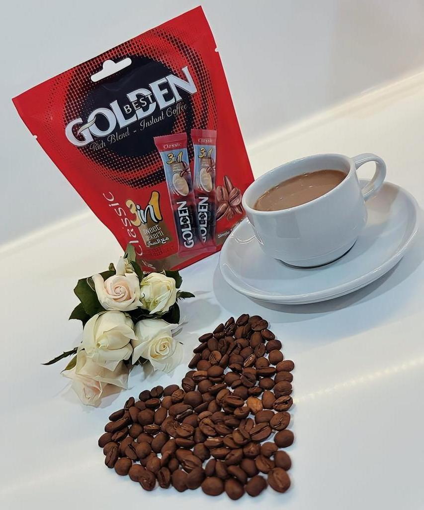 GOLDEN INSTANT COFFFE 3in1 ESPRESSO CAPPUCCINO MOCHA TURKISH COFFEE CARAMEL MACCIHATO DELICIOUS TASTE HOT CHOCOLATE