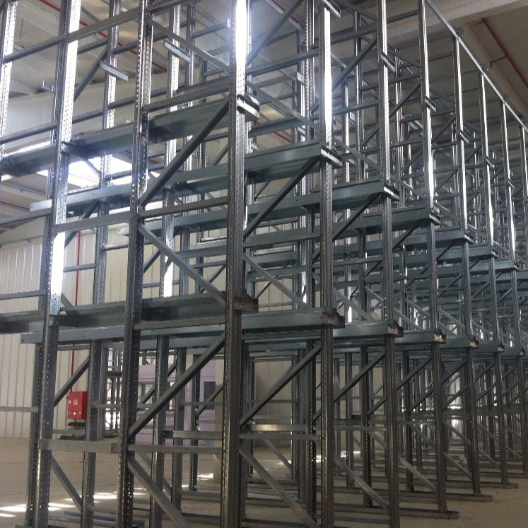 FIFO-LIFO Industrial Metal Steel Racking System Warehouse Storage Shelves and Pallet Racking for Storage