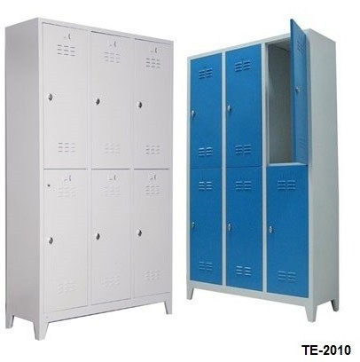 Double Tier Lockers with Six Doors Code: TE-2010