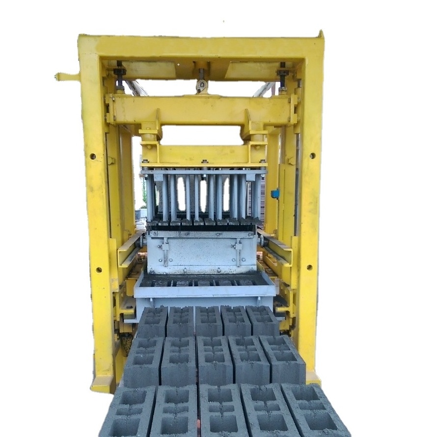 32 kW, semi automatic, hydraulic power concrete block making machine