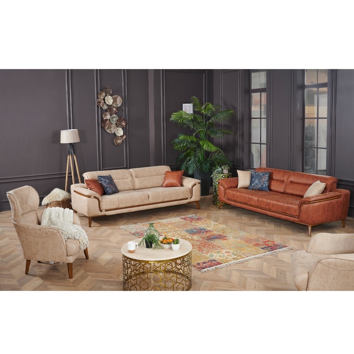 Luxury Chesterfield Sofa 3 2 1 Seater Bergere Armchair Corner Sofas for home hotel apartment Living Room Turkish Furniture