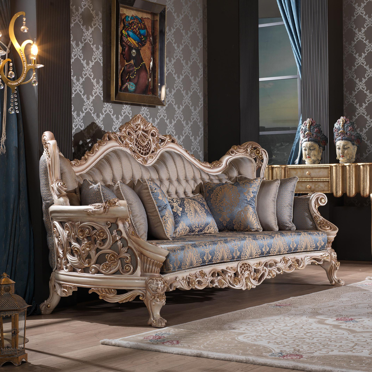 Royal Family Future Sofa Elegance Style Home Furniture Living Room Furniture Turkish Style Royal Furniture Series