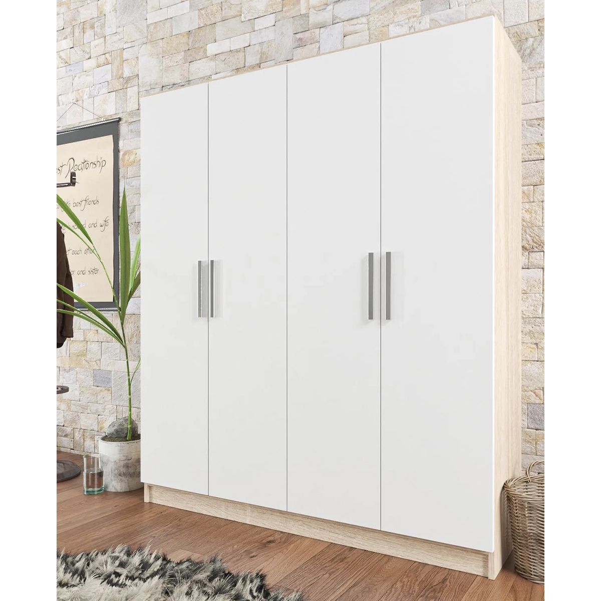 Wardrobe Modern storage cabinet Furniture Fitted Closet Bedroom Wardrobes Hotel knock down panel High Quality Luxury