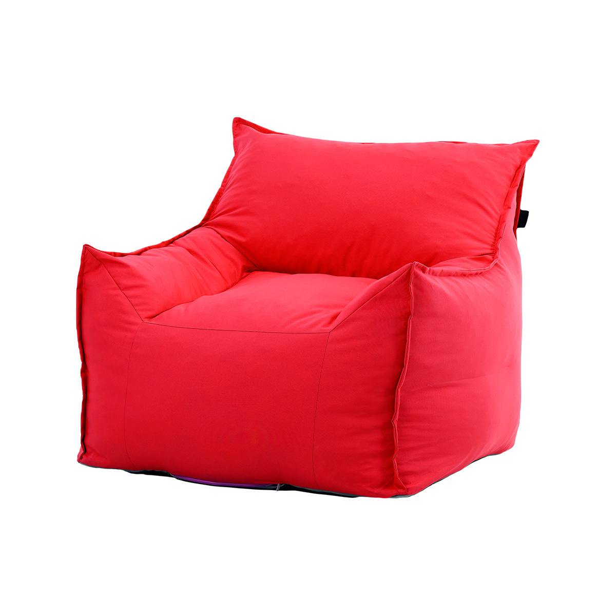 Foam Filled Puff Lounge Beanbag Chair With Footrest Sofa Bed Sofa Set Cheap Living Room Recliner Sofa