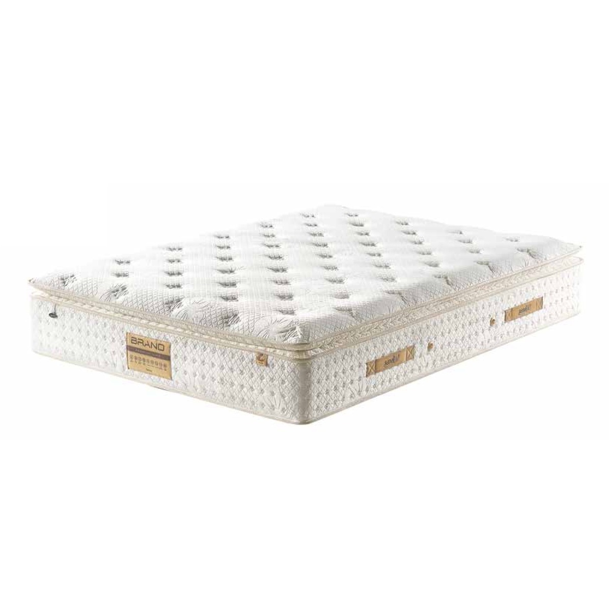 Box spring Storage bed base headboard Mattress for Home and Hotel  Pocket Spring Bedspring Foam Mattress wooden bed