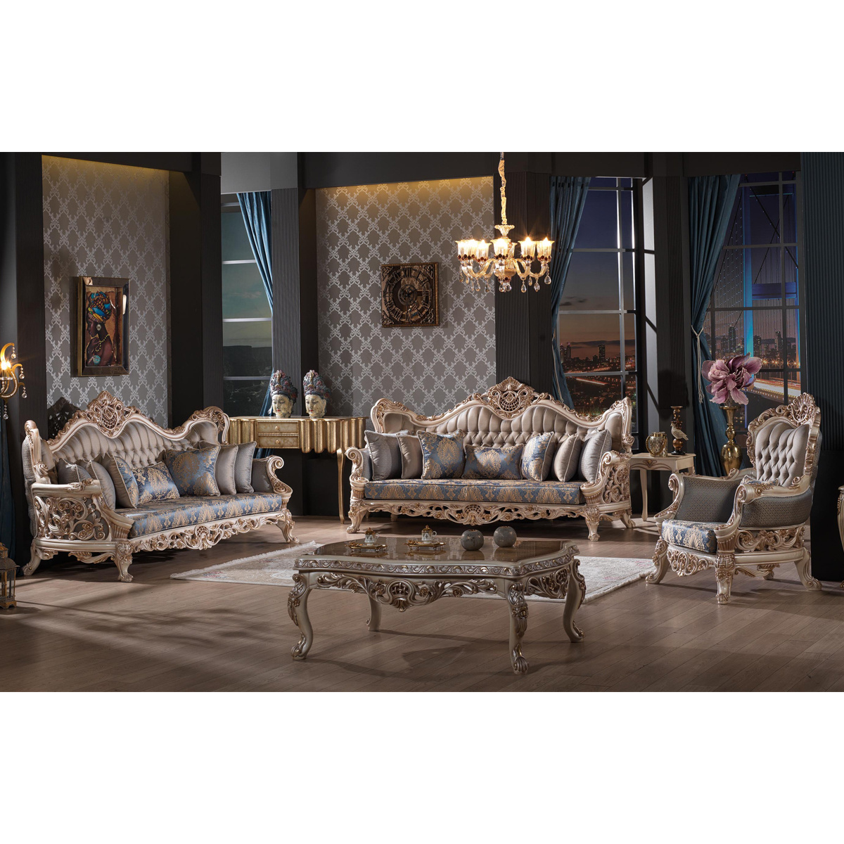 Royal Family Future Sofa Elegance Style Home Furniture Living Room Furniture Turkish Style Royal Furniture Series