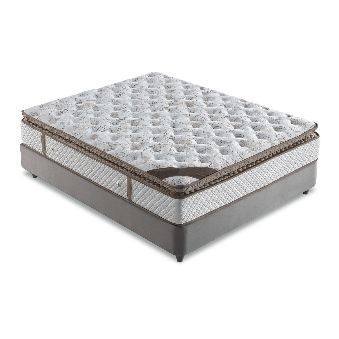 European Quality Sleepwell King Size Mattress Bedroom Furniture Memory Foam Mattress Pocket Spring Mattress Manufacturers