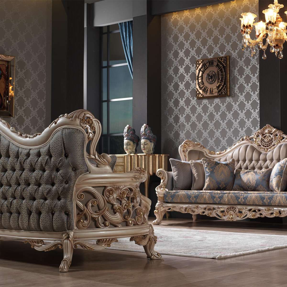 Royal Family Future Sofa Elegance Style Home Furniture Living Room Furniture Turkish Style Royal Furniture Series