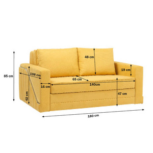 Save space living room sofas modern couch simple sofa minimalist Extended Sofa Bed