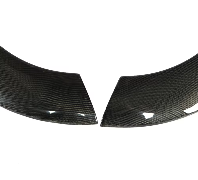 Carbon Fiber Wheel Eyebrow Arch Trim Lips Fender Flares for Dodge Challenger 2010-2019 TUV Material Certificate