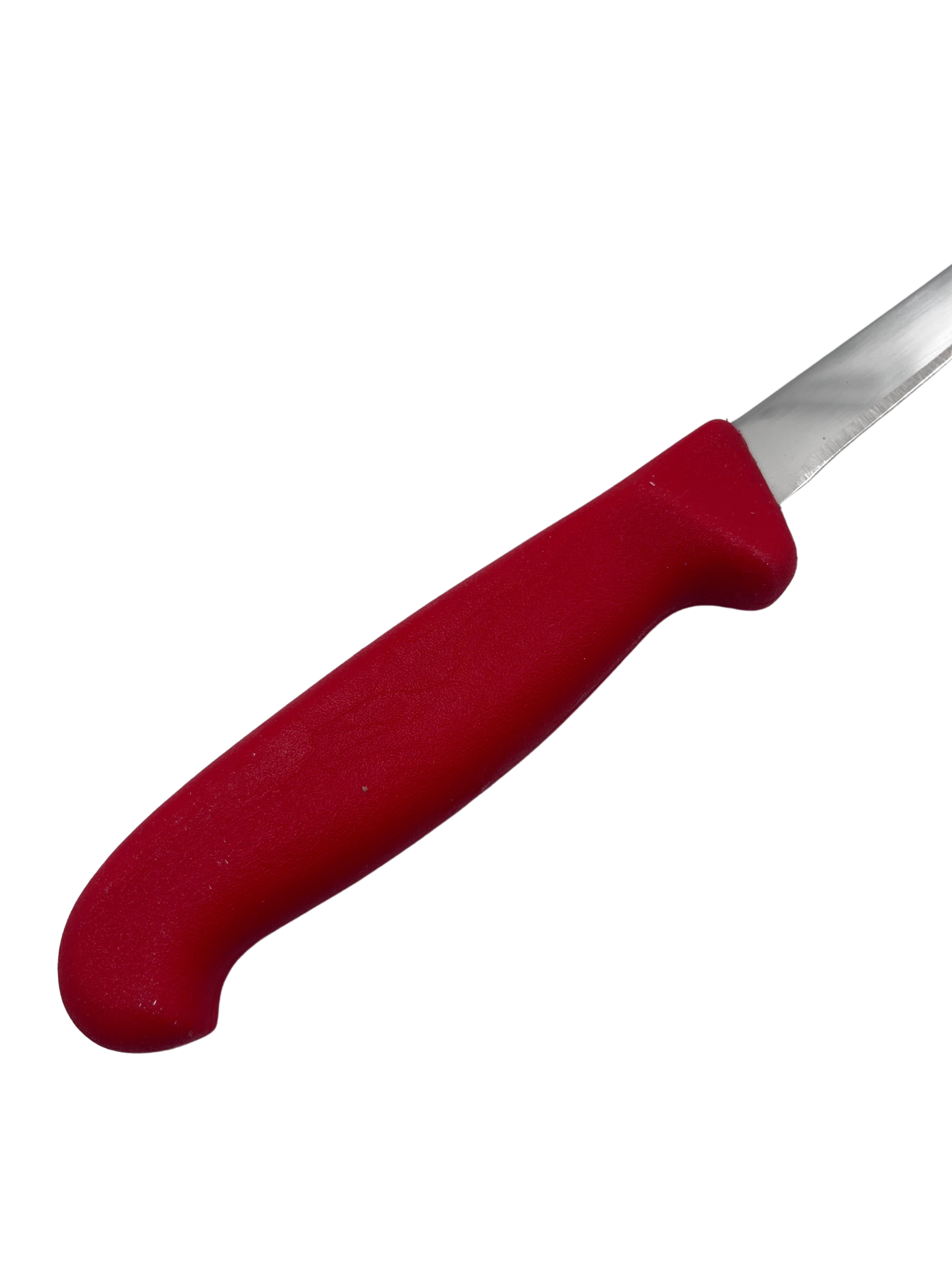 Top Seller Boning Fillet Kitchen Knife with Plastic Red Handle Stainless Extra Sharp Steel from Turkiye fk1050