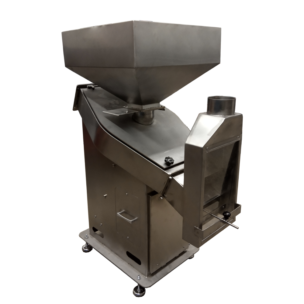 Peanut Hazelnut Skin Peeling and Dust Extraction Machine by Brushing 304 Stainless Steel Nuts Skin Peeling Machine | NUT-SPB