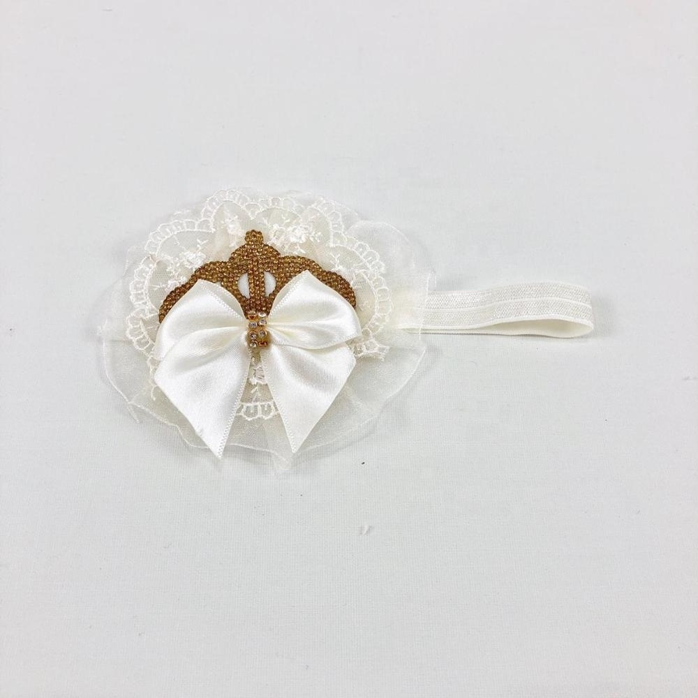 Wholesale Custom New Design Women High Quality Modern Luxury Lady White Gold Ribbon Woman Slipper Woman And Girl Hair Band