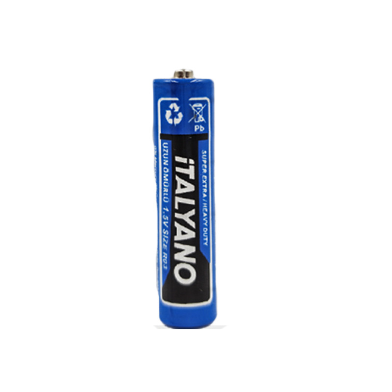 PVC Battery Dry Battery AAA 1,5V Zinc Carbon Battery