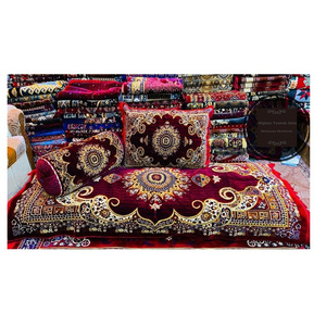 Fabulous Afghan Toshak Style Cushion And Pillow Cover Set  |  Toshak Afghani   Arab Seating Floor  Oriental Floor Seating