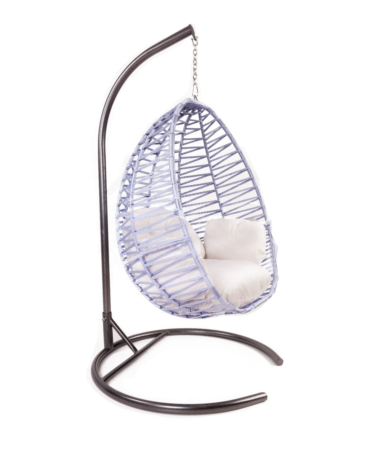 Most popular outdoor furniture egg rattan indoor hanging chair swing chair