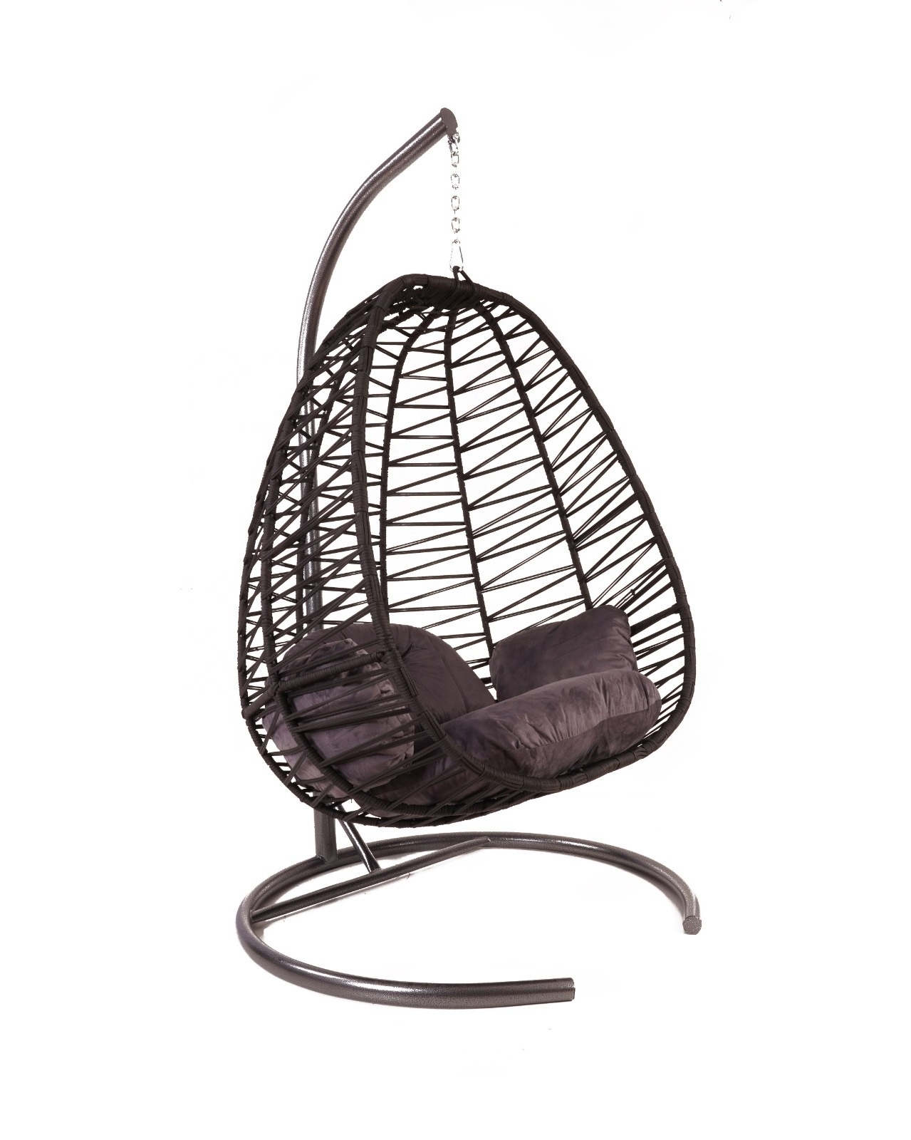 Outdoor rattan swing egg chair garden furniture hanging single all color swing chair