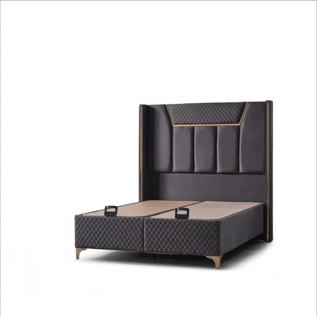 Popular European Designers Luxury Bed Single Double King size/queen size bedroom furniture Fabric beds