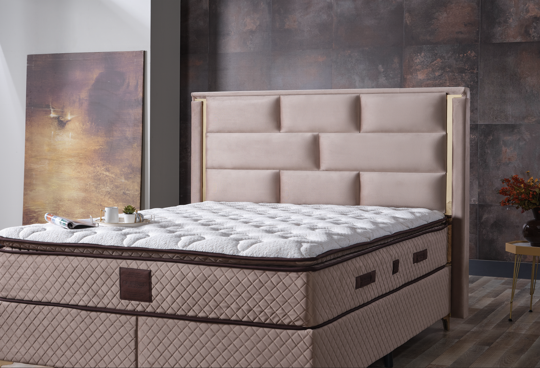 Modern design Europe bedroom furniture Single Double King Queen Super King Size Ottoman Bed